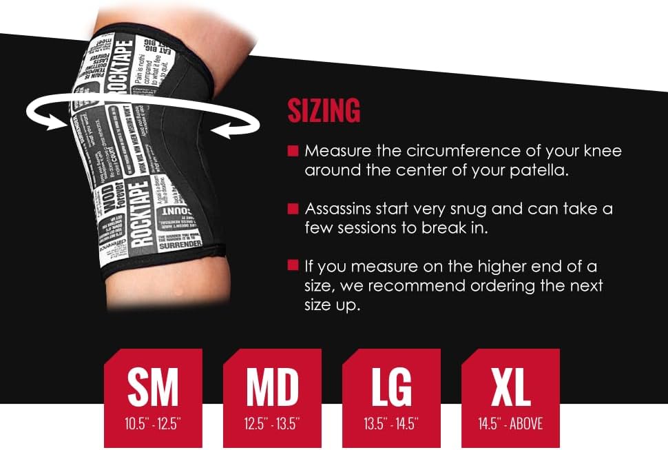 RockTape Unisex Knieschützer, Unisex S Schwarz, S Schwarz