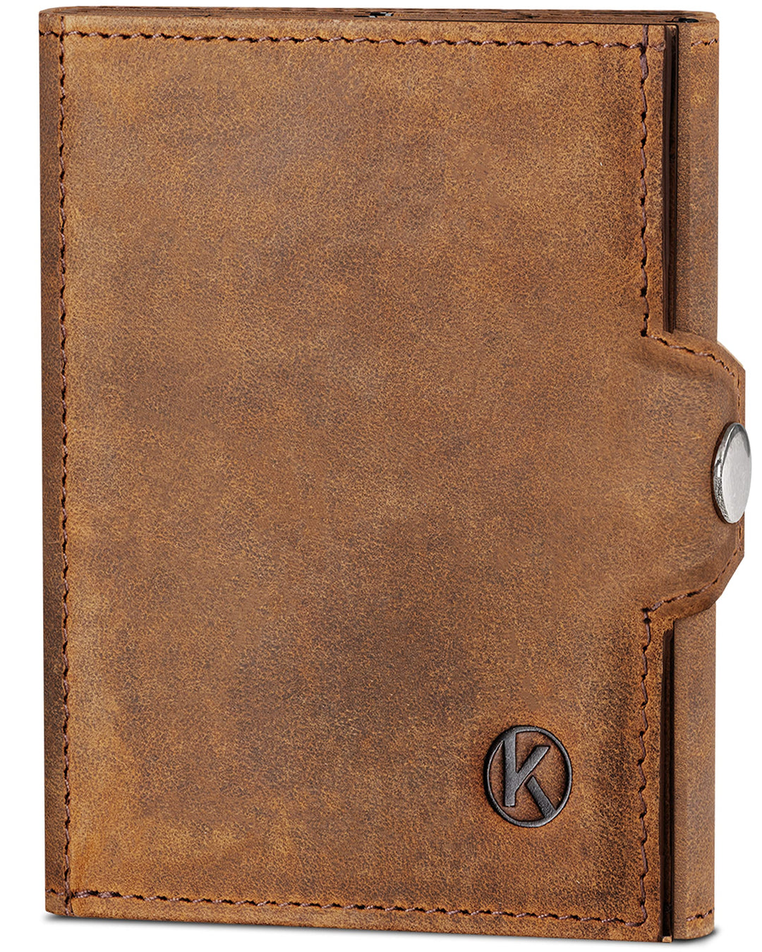Slim Wallet mit Münzfach &amp; RFID Schutz - Kartenetui - Mini Geldbörse für Herren &amp; Damen - Kreditkart