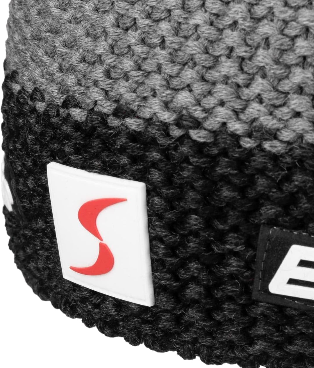 Eisbärli Star Pompon MÜ SP Kids schwarz-weissmele-blitzblau -