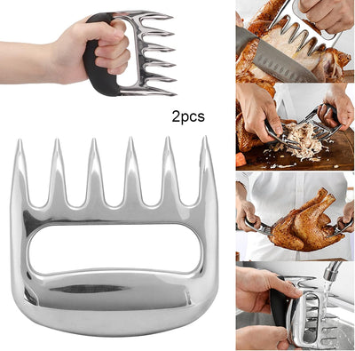 Fleischklauen aus Metall, Bärenklauenstruktur, Stark Reissender Fleischeffekt, Edelstahl-Fleischgabe