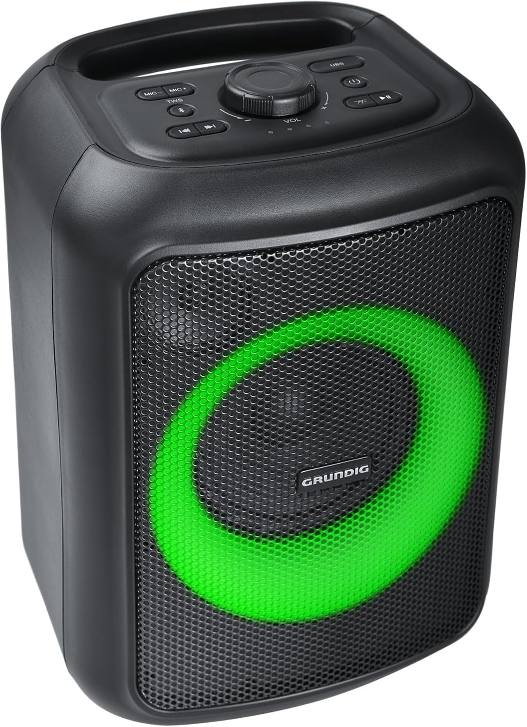 Grundig Party Hit Bluetooth Lautsprecher, Soundbox, 90 W, Bluetooth 5.0, bis zu 10 m Reichweite, RGB