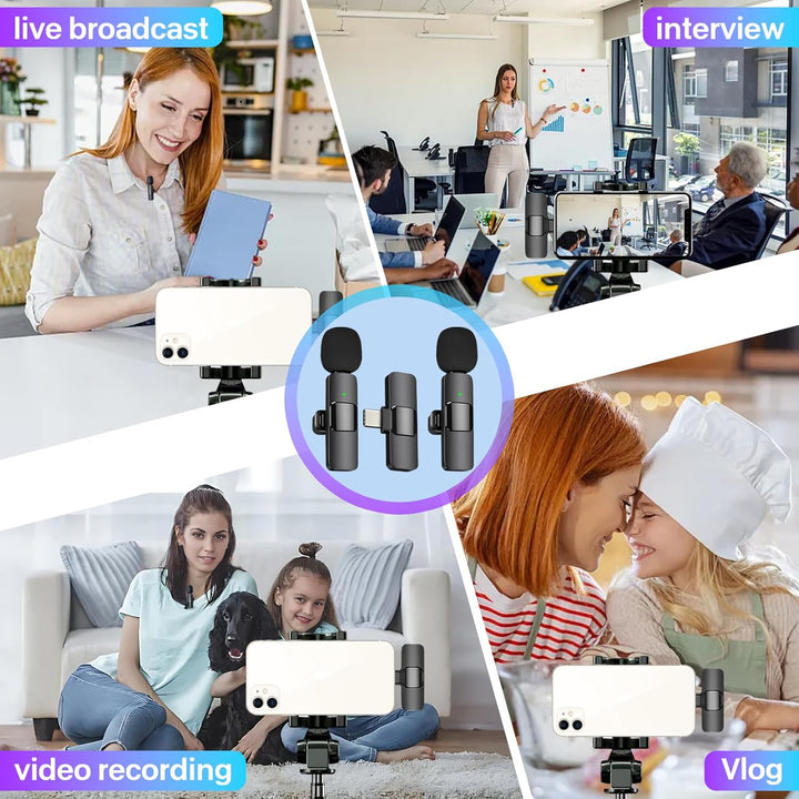 Lavalier Mikrofon USB C,Mini Mikrofon für iPhone,Android,iPad,PC,Ansteckmikrofon Recording-Equipment