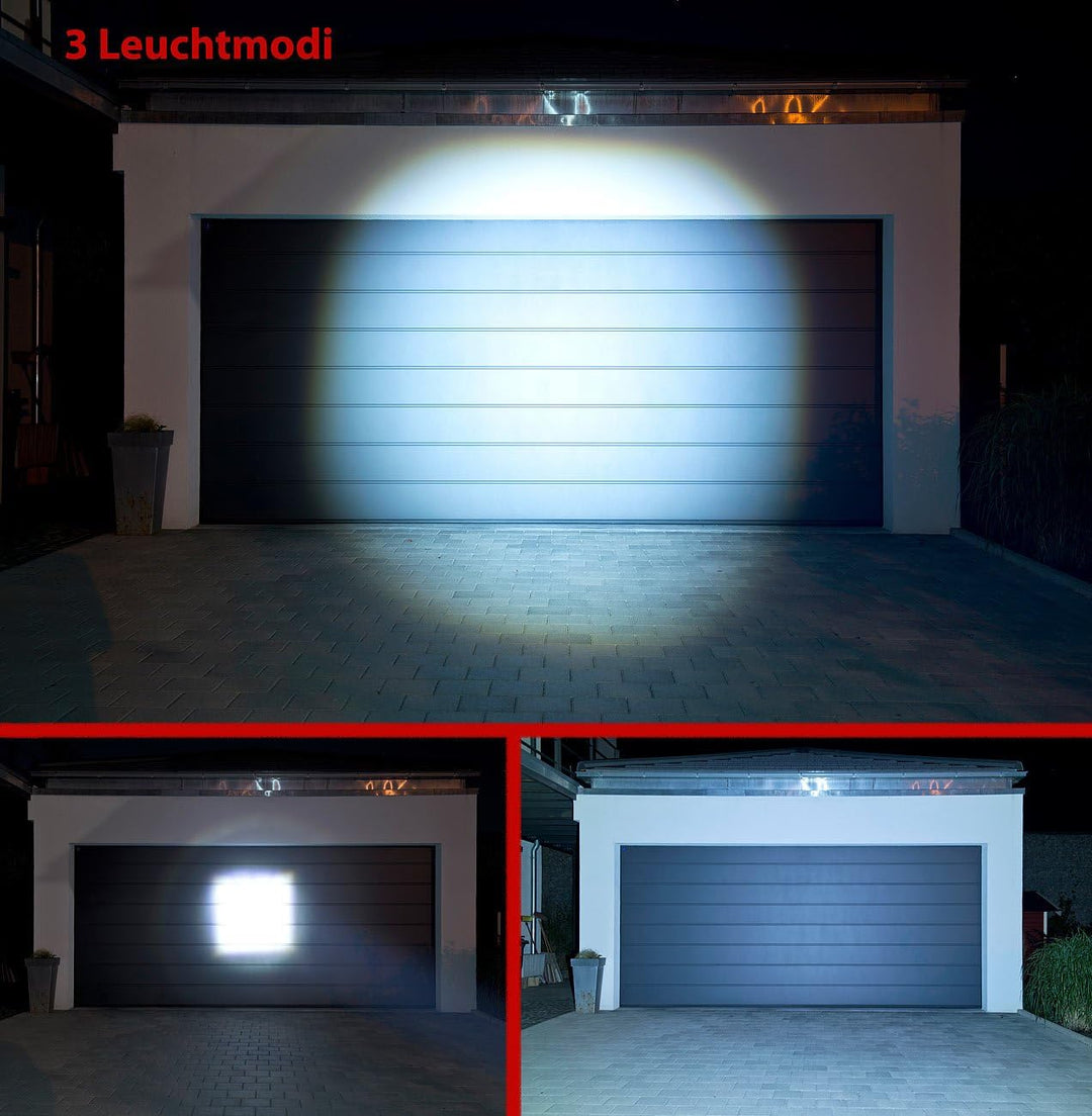 KryoLights Akku Taschenlampen: Extrahelle Akku-LED-Handlampe TRC-410 CREE LED, 400lm, 10W, IP44 (Han