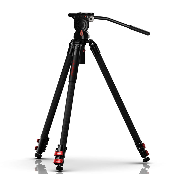 IFOOTAGE Gazelle TC7+Komodo K5S,Carbon Kamerastativ, Professionelles Videostativ 3 Abschnitte,Stativ