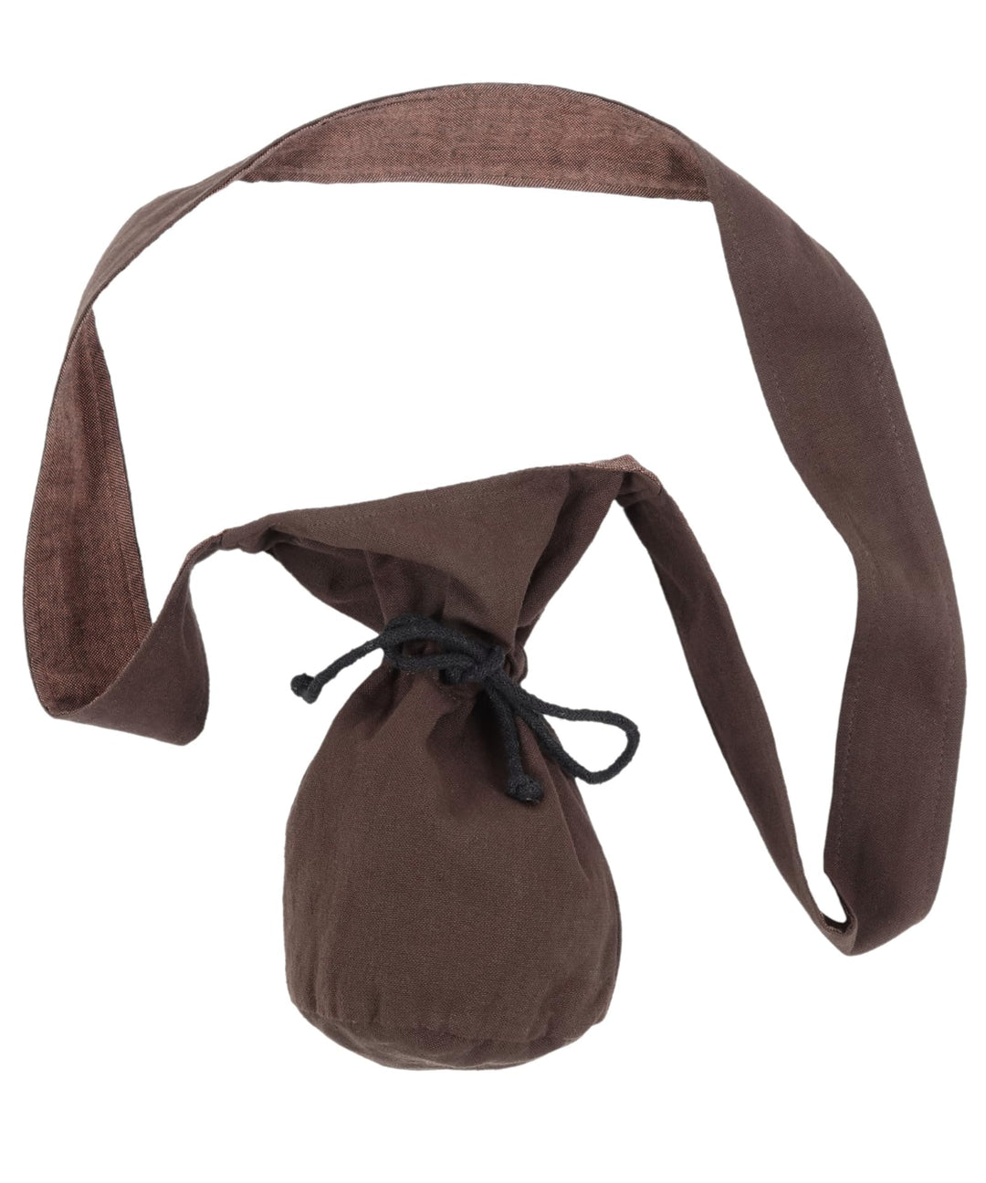 Umhänge -Tasche Klein - Baumwolle/Leinenlook Mittelalter Kleidung Braun, Braun