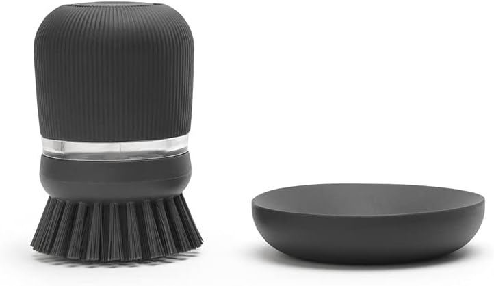 Brabantia 302626 Spülbürste, Dunkelgrau, Einheitsgrösse Dark Grey, Dark Grey
