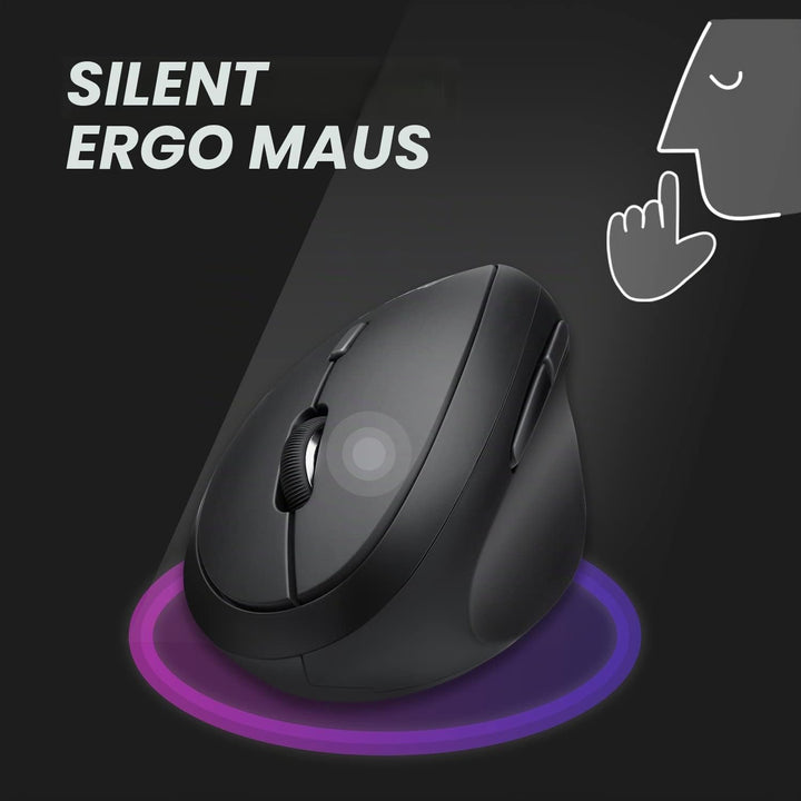 Perixx PERIDUO-606A, 3-in-1 Wireless Compact Ergonomic Keyboard mit vertikaler Maus und numerischem