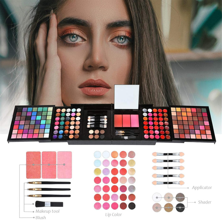 FantasyDay 177 Farben Multifunktions Exquisite Kosmetik Geschenkset Make-up Schmink Kit für Gesicht,