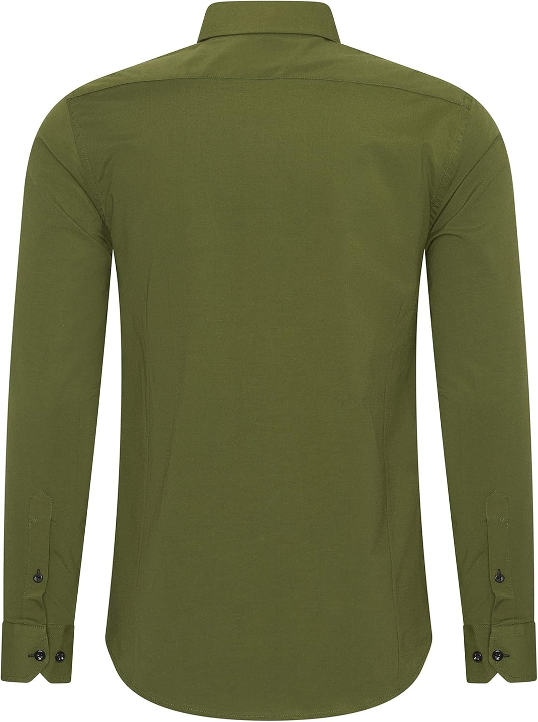 Rusty Neal Herren-Hemd Premium Slim Fit Langarm Stretch Kontrast Hemd Business-Hemden Freizeithemd 5