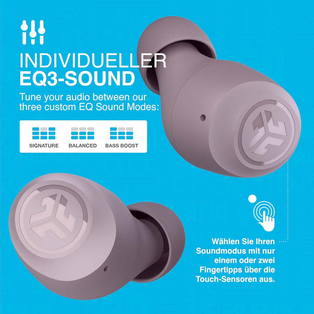 JLab Go Air Pop+ In Ear Kopfhörer kabellos Bluetooth, True Wireless Kopfhörer, 35+ Std. Headphones,