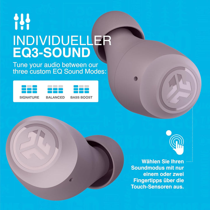 JLab Go Air Pop+ In Ear Kopfhörer kabellos Bluetooth, True Wireless Kopfhörer, 35+ Std. Headphones,