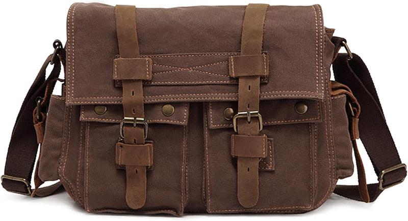 VARLIVOO Umhängetasche für Herren Schultertaschen 14" Zoll Laptoptaschen Messenger Bags Kuriertasche