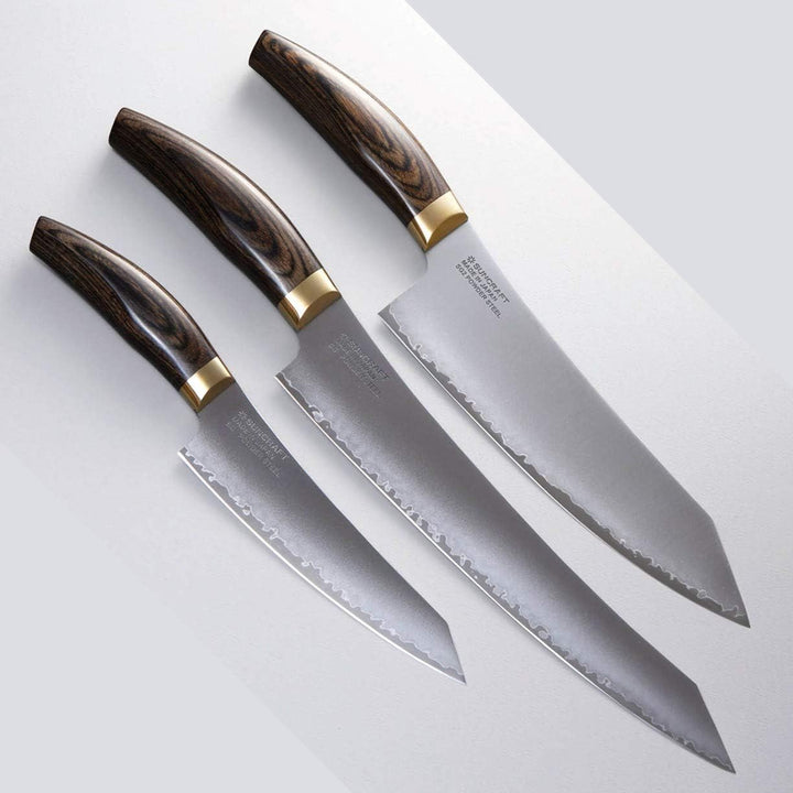 Suncraft SXLKSK-02 Elegancia Kiritsuke / Petty messer - Kern aus japanischem SG2-Pulverstahl zwische