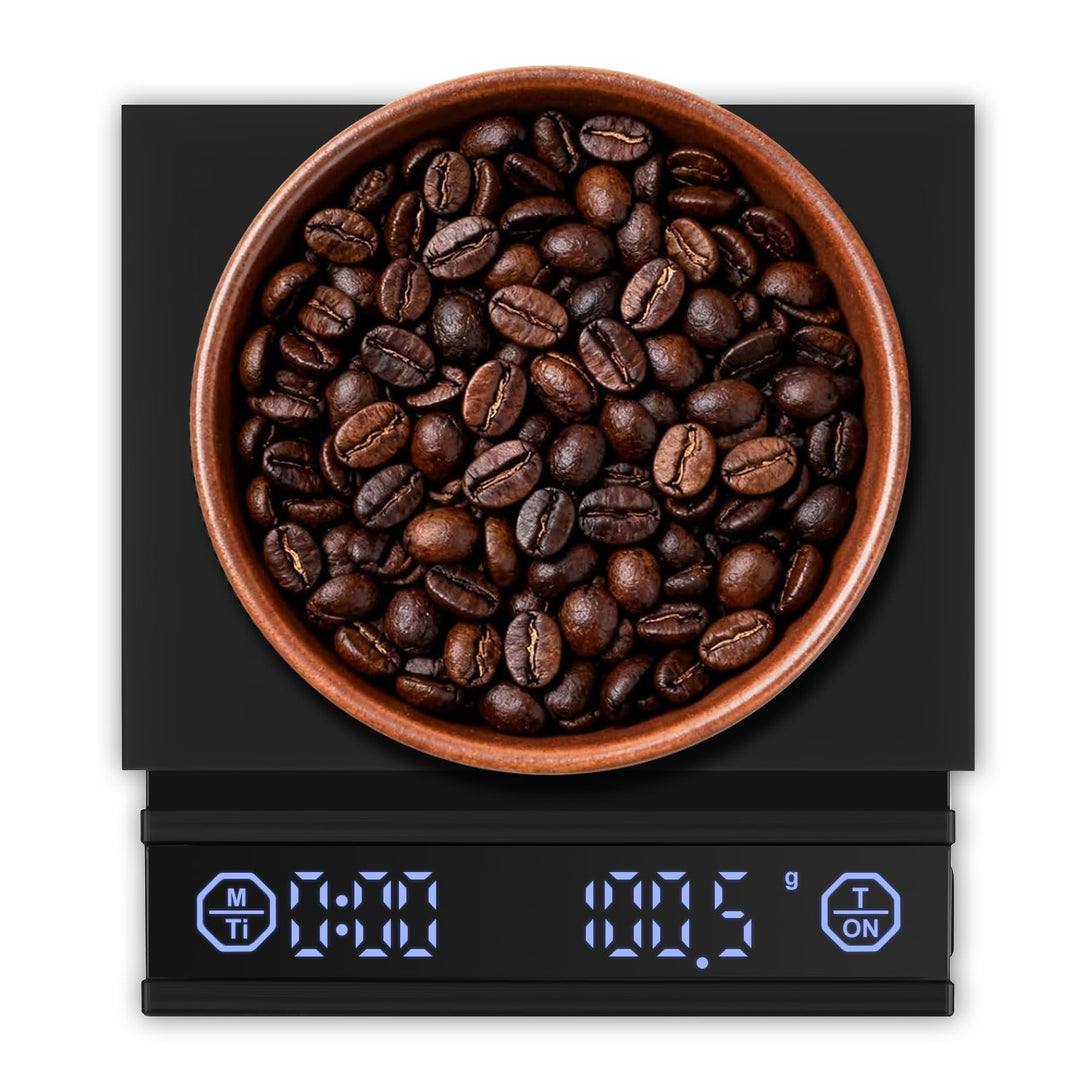 Kaffeewaage mit Timer, 0,1g Feinwaage für Espresso