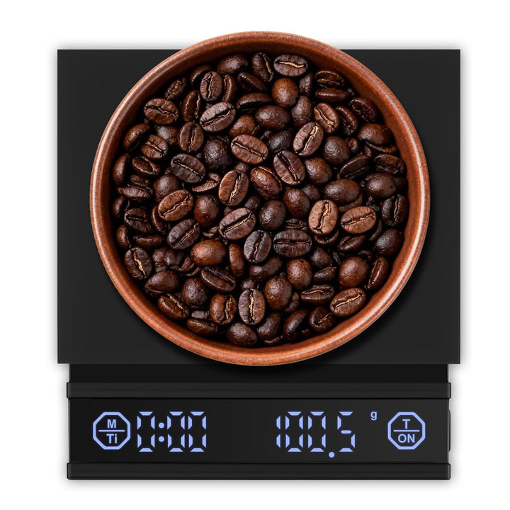 Kaffeewaage mit Timer, 0,1g Feinwaage für Espresso
