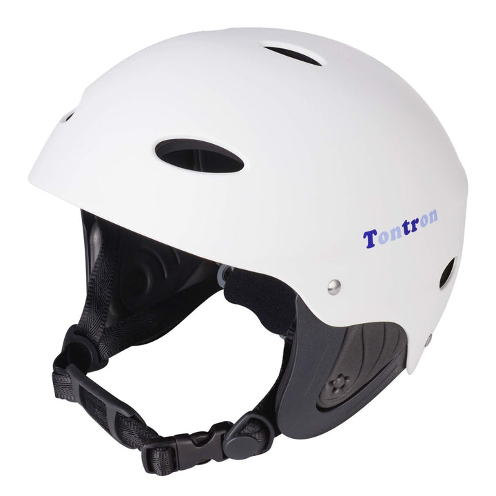 Tontron Wakeboard Kajak Kitesurf Wassersport Helm Weiss L