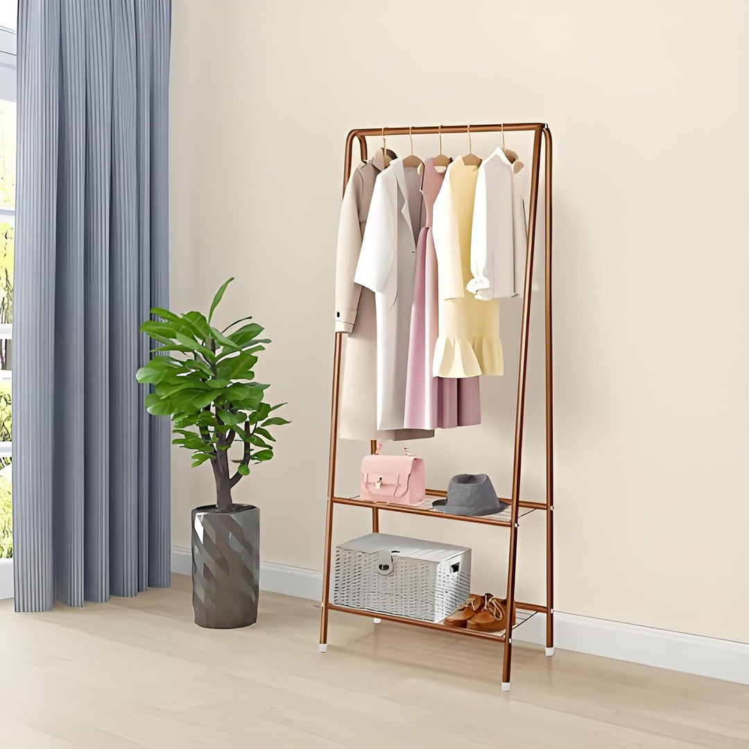 Youyijia Kleiderständer Metall Kleiderstange 60 cm x 151 cm Kleiner Garderobenständer für Schlafzimm