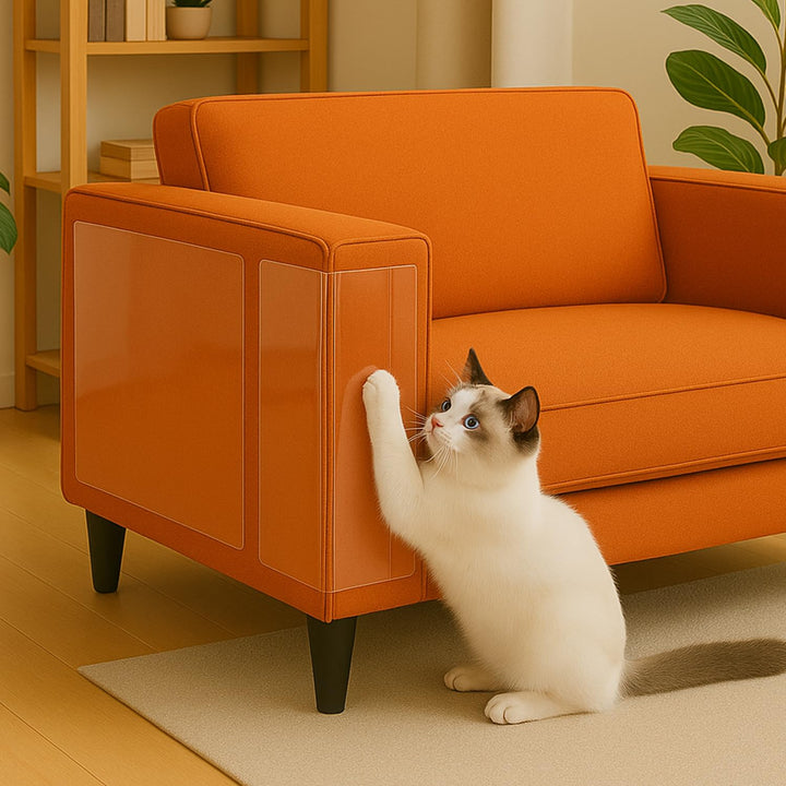 Kratzschutz Katze Tape 40cm x 3m Selbstklebend Kratzfolie Katzen Transparent Kratzfestes Sofa kratzm