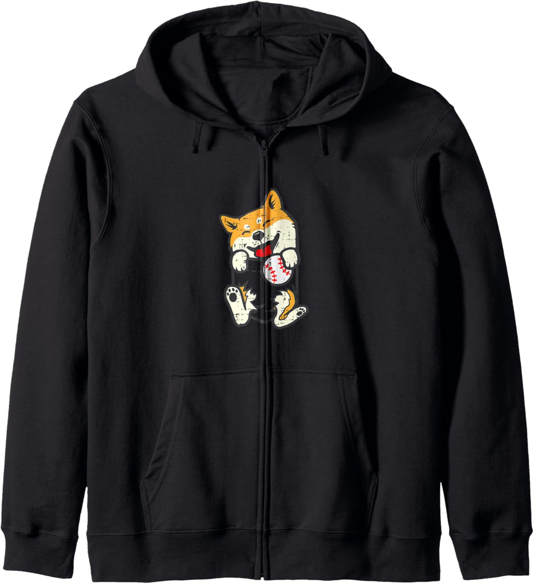 Pocket Shiba Inu Feet Baseball Japanese Dog Men Women Kids Kapuzenjacke