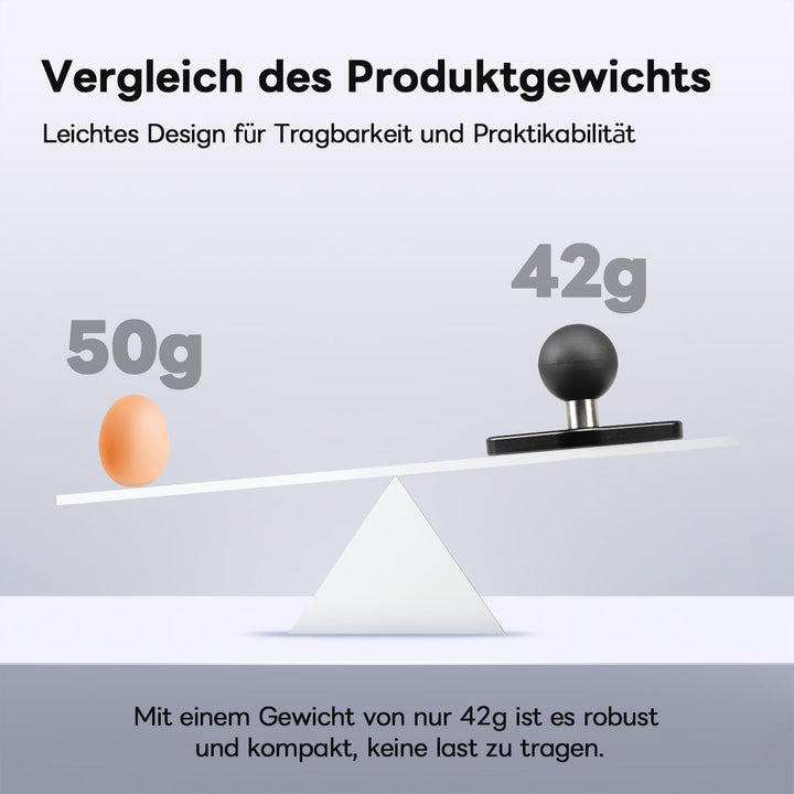 FANAUE Diamant Montagebasis Kompatibel mit RAM Mount B Grösse 1 Zoll Kugel Doppelsockelarm,Abstand d