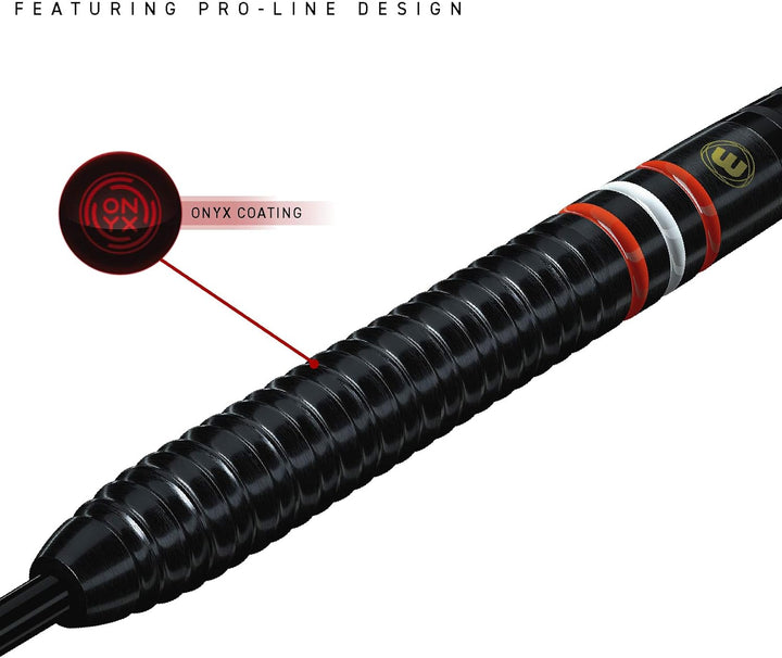 WINMAU Pro-Line Profi Wolfram Steeltip Dartpfeile Set mit Flights und Schäfte 26g Steeltip, 26g Stee