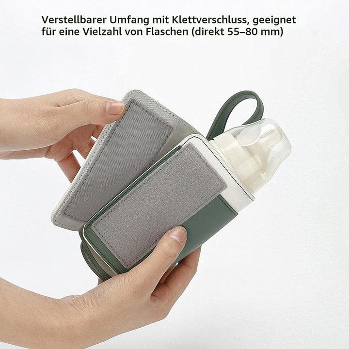 Flaschenwärmer-Tasche, 3-fach Temperaturverstellbar, Tragbarer Babyflaschenwärmer Zum Anschluss an M