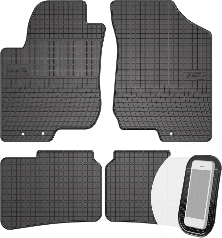 Gummimatten Auto Fussmatten Gummi Automatten Passgenau 4-teilig Set - passend für Hyundai i30 2007-2