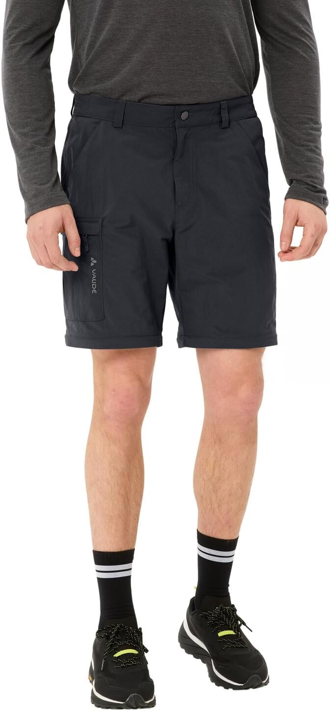VAUDE Farley Zip-off V - Wanderhose Herren Zip Off 46 Schwarz, 46 Schwarz