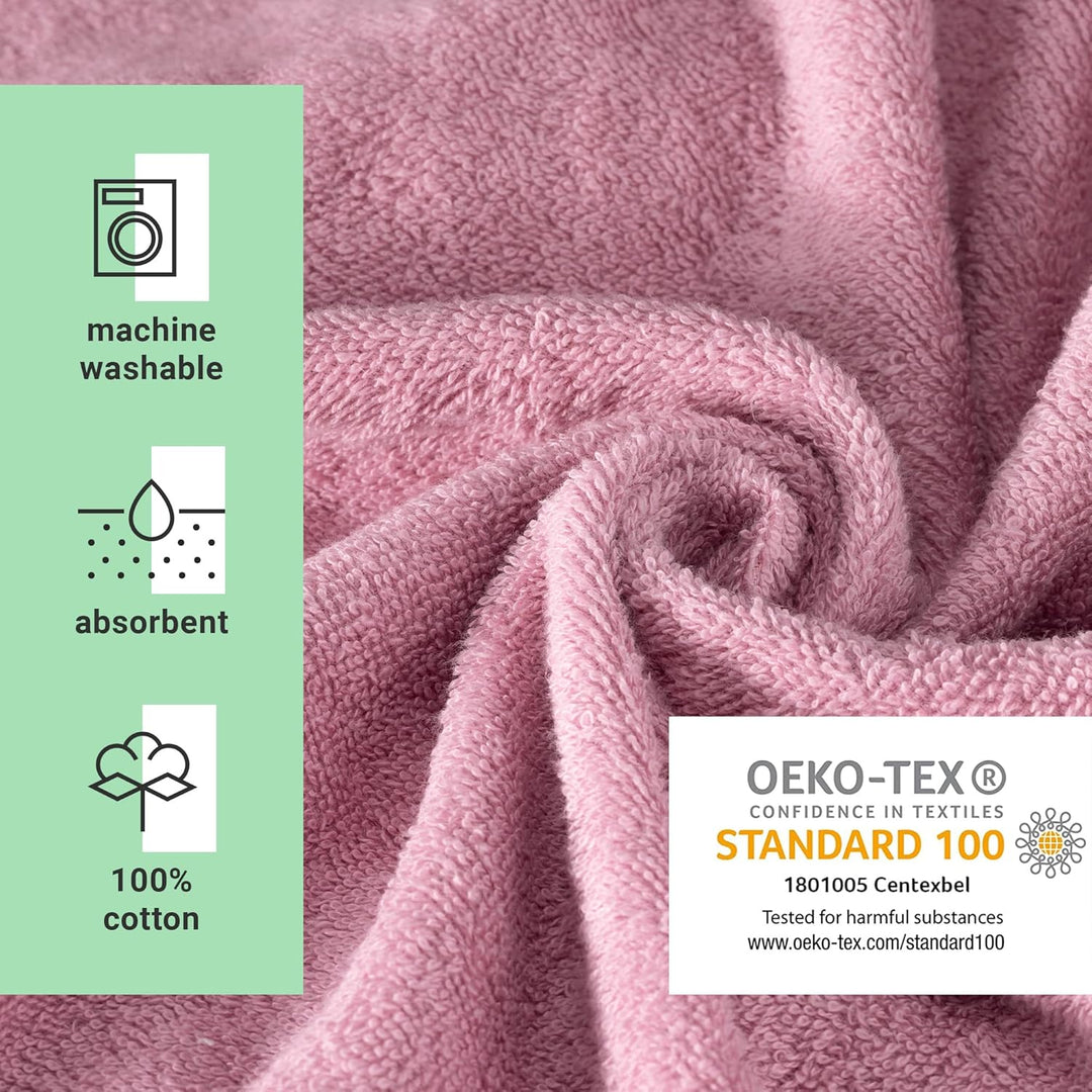 HOMELEVEL Badeponcho Unisex - Surf Poncho aus 100% Baumwolle - Tuch für Erwachsene - Bademantel für