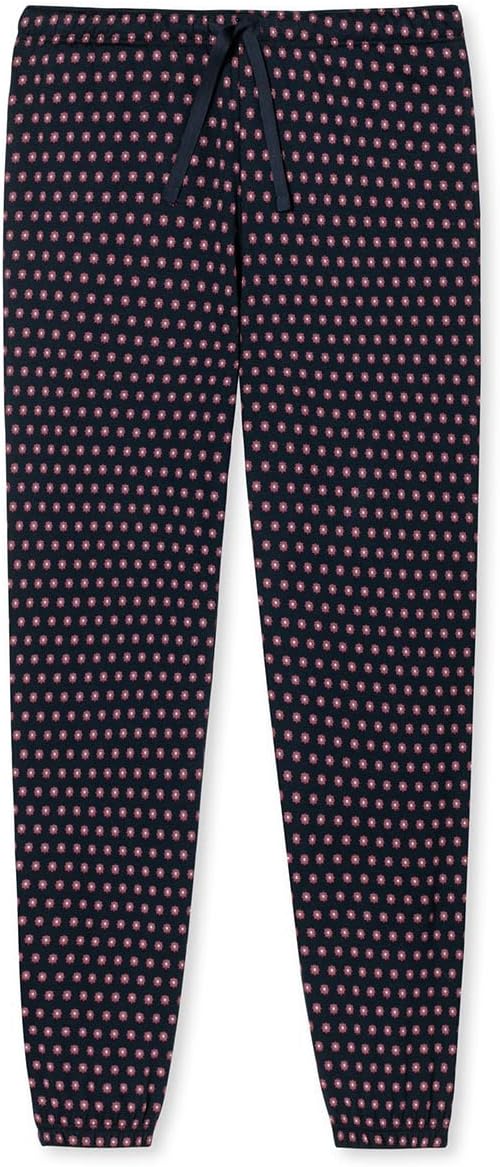 Schiesser Herren Hose Lang Bündchen Pyjamaunterteil 48 Dunkelblau, 48 Dunkelblau