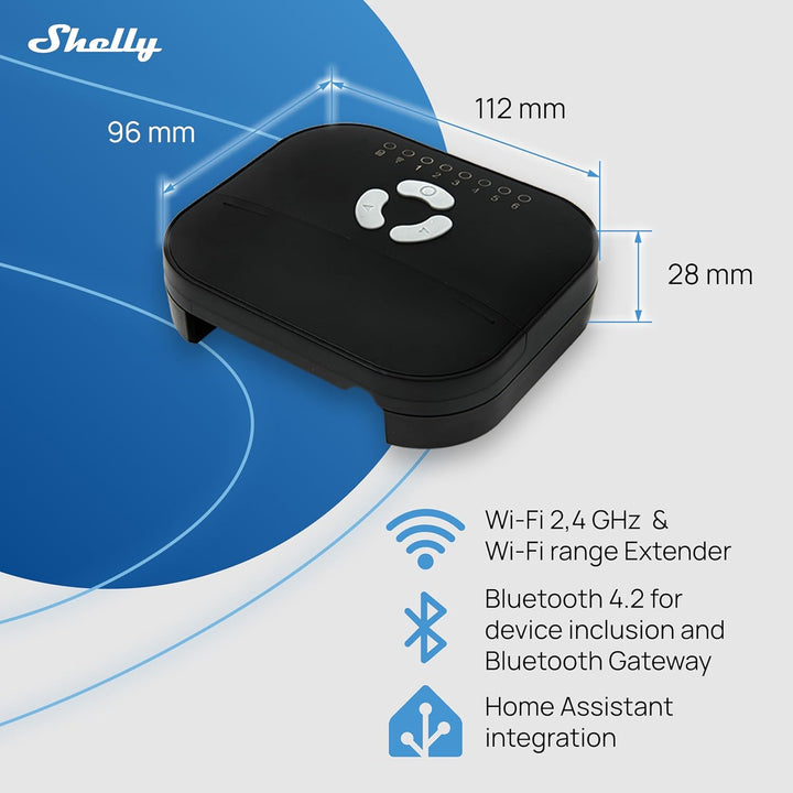 FRANKEVER Sprinkler Controller FK-06X - Smart Sprinkler Controller mit 6 Zonen, betrieben mit Shelly