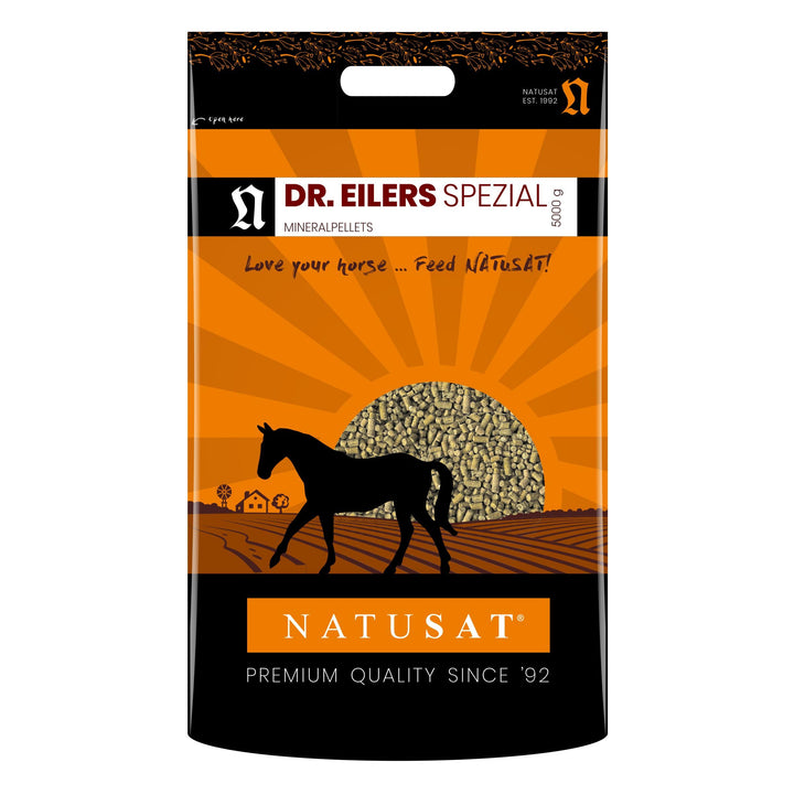 Natusat Dr. Eilers Spezial Pellets 5 kg - Stoffwechsel/KPU bei Pferden - Mineralfuttermittel
