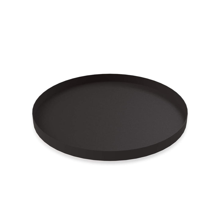 Cooee Design Tablett Circle aus Edelstahl in der Farbe Schwarz, Masse: 40cm x 40cm x 2cm, HI-011-BK