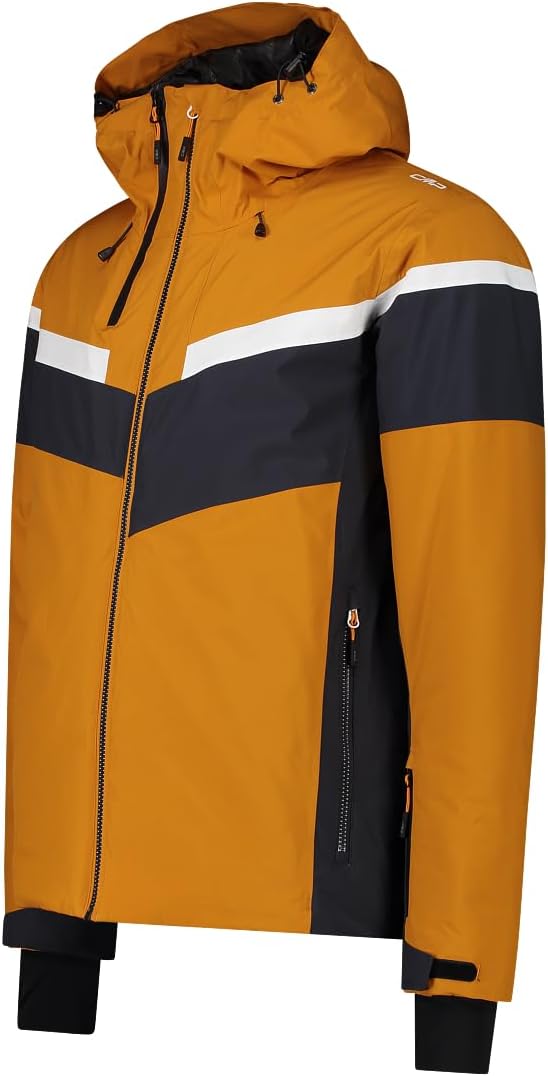 CMP Herren Herrenjacke mit Fester Kapuze skijacke 46 Kürbis, 46 Kürbis