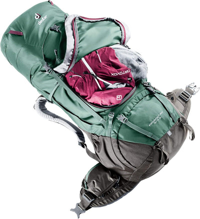 deuter Aircontact PRO 55 + 15 SL 2020 Model Damen Trekkingrucksack Seagreen-coffee, Seagreen-coffee