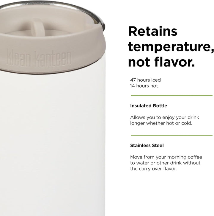 Klean Kanteen Herren tkwide Vi Trinkflasche 1 EA Tofu, 1 EA Tofu