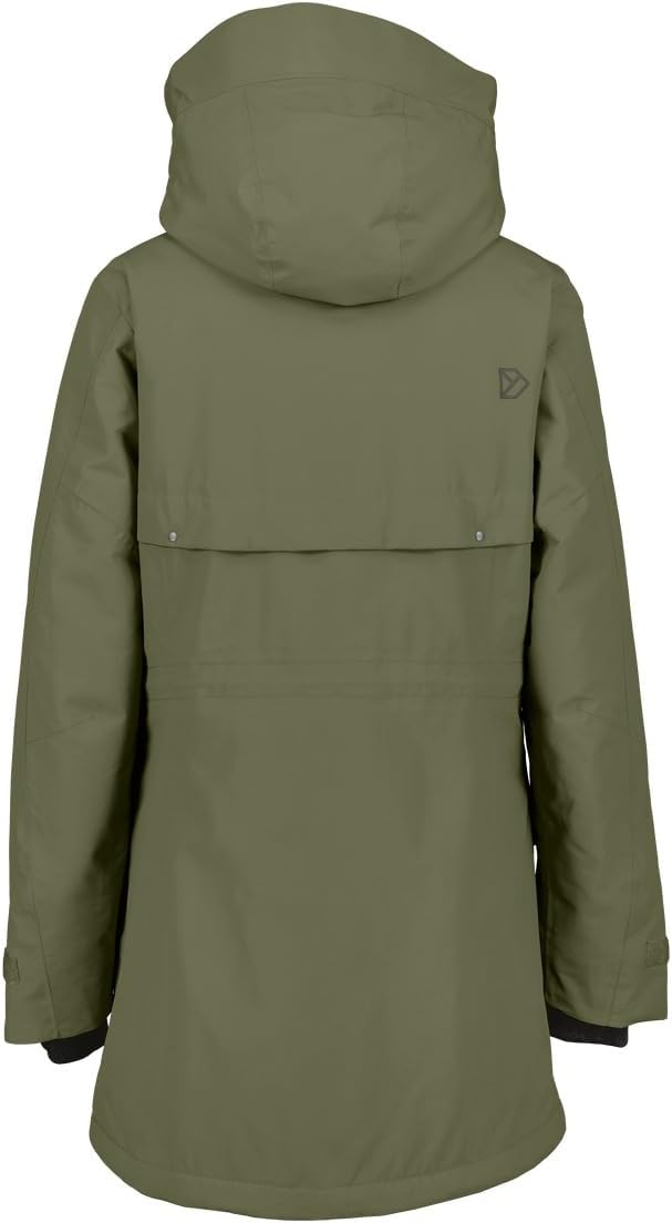 Didriksons Frida Damen Parka 7 32 Deep Green, 32 Deep Green