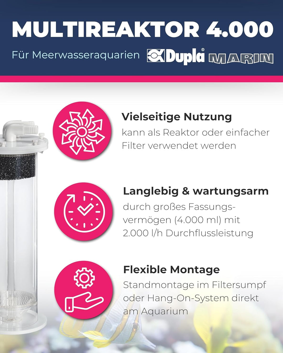 DuplaMarin 81519 Multireaktor 4.000 4.000 ml Fassungsvermögen, 4.000 ml Fassungsvermögen