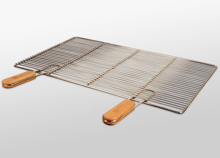 Grillrostprofi Edelstahl-Grillrost mit abnehmbaren Handgriffen 82 x 43 cm