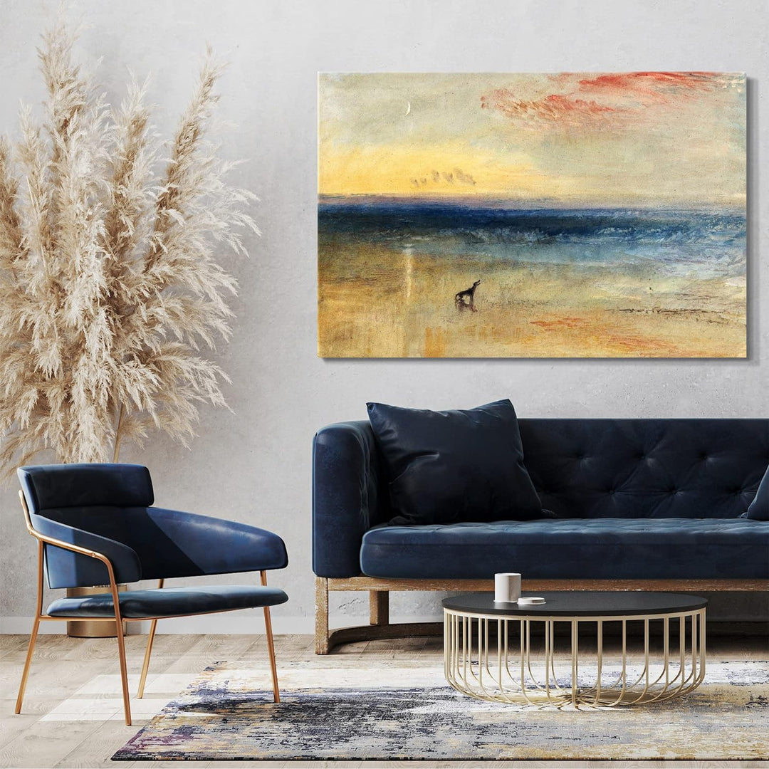 Printed Paintings Leinwand (80x60cm): William Turner - Dawn After The Wreck 80x60 cm, 80x60 cm