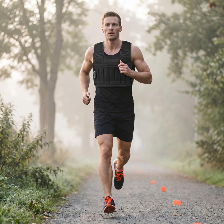 Healeved Gewichtstragende Weste Laufweste Trainingsweste Aus Atmungsaktivem Netzstoff FüR Fitness Jo