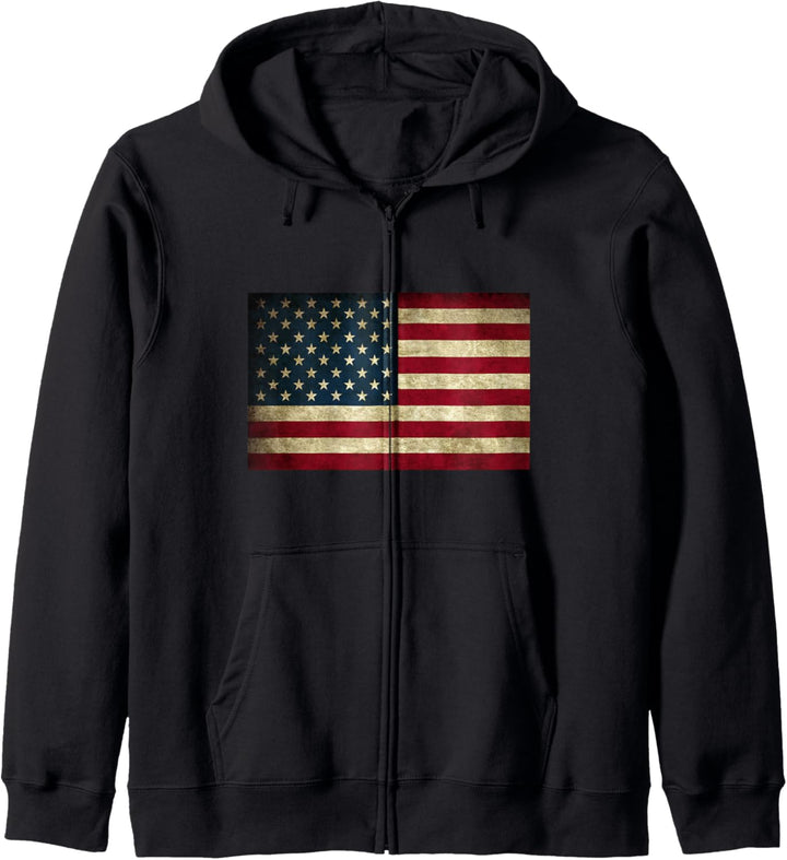 Amerika USA Patriot Freiheit Flagge Stars Stripes Geschenk Kapuzenjacke