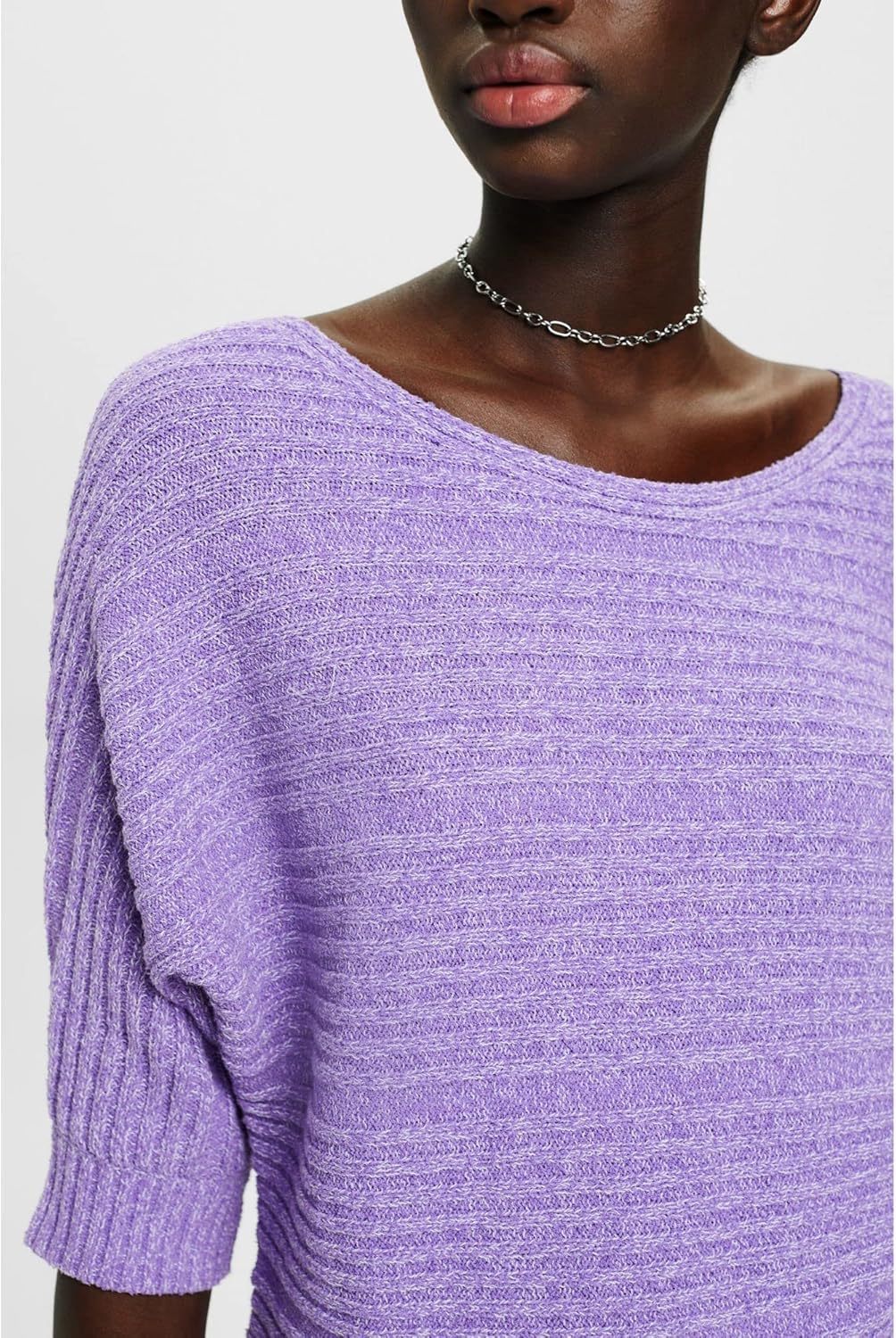 ESPRIT Damen 033ee1i307 Pullover XS 514/Purple 5, XS 514/Purple 5