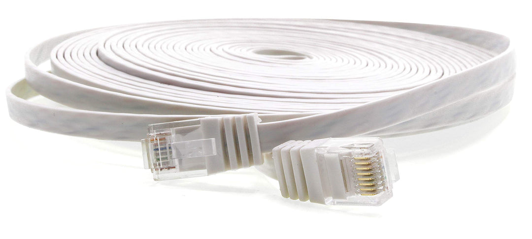 1aTTack Cat5e 2X RJ45 Stecker Flach Netzwerk Patch-Kabel 30m, 30m