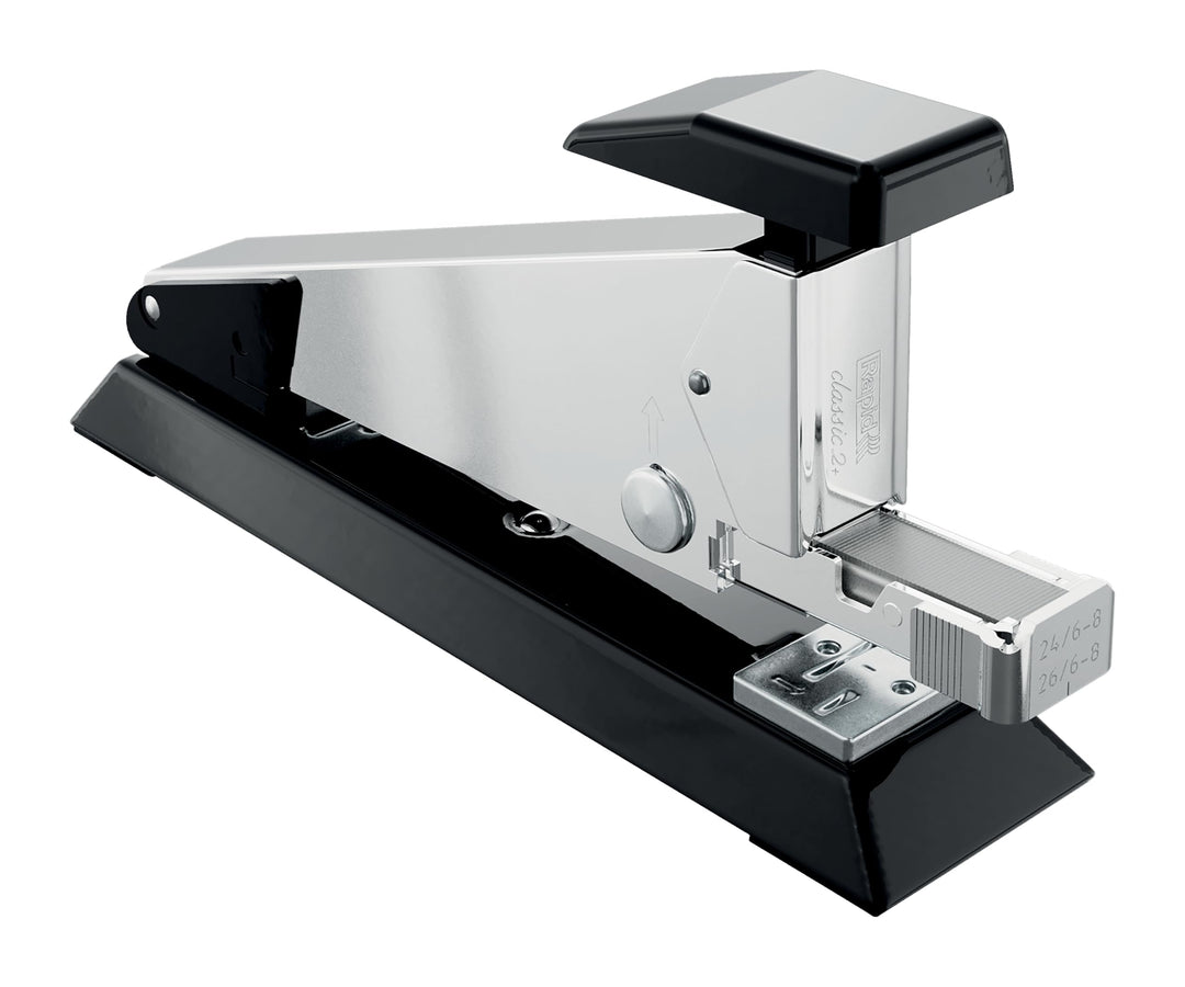 Rapid 23305700 Heftgerät (50 Blatt, Hochwertiger Stahl, Gummifüsse, K2) black magic, black magic