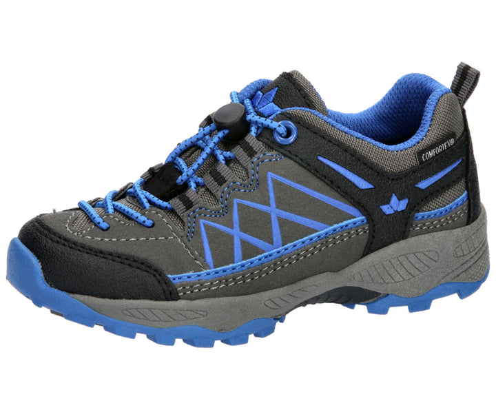 Lico Unisex Kinder Griffin Low 37 EU Grau Schwarz Blau, 37 EU Grau Schwarz Blau