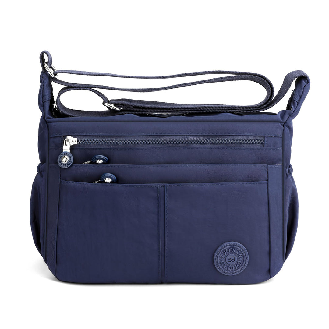 DIRRONA Beiläufig Damen Umhängetasche Multi Pocket Crossbody Bag Mittelgrosse Umhängetasche Aus Nylo