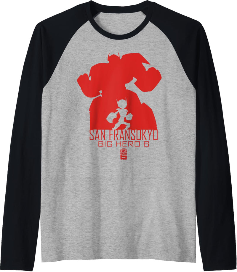 Disney Big Hero 6 TV Series Baymax Shadow Raglan