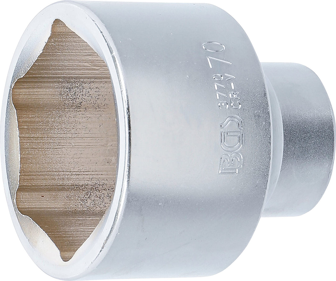 BGS 3770 | Steckschlüssel-Einsatz Sechskant | 25 mm (1") | SW 70 mm Schlüsselweite: 70 mm, Schlüssel