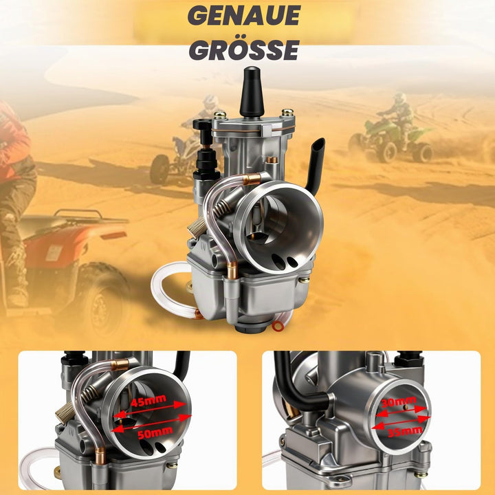 PWK 30 Power-Jet-Vergaser für Rennmotorrad, ATV, Geländemotorrad, Scooter, 30 mm KOSO 30MM, KOSO 30M